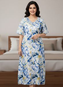 Floral Print night dress