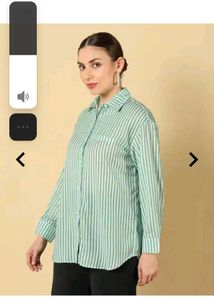 Light green aesthetic women shirt
