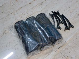 Hair Rollers and Clips Set