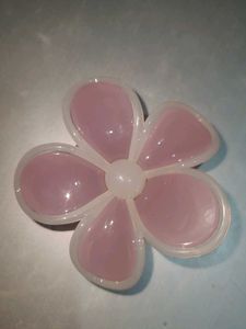 Cute Pink Flower Hair Clip