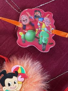 kids cartoon rakhi set of 3