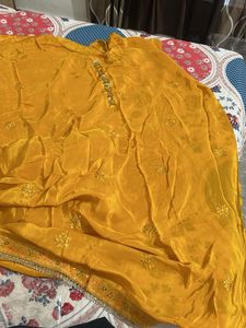 Yellow Embroidered Kurta Set