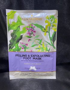 LuxaDerme Peeling &amp; Exfoliating Foot Mask
