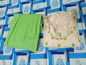Sawan special 🍀🍀Embroidered Ethnic green suit