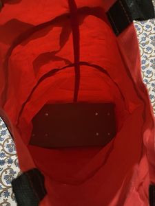 Red Rolling Shopping Bag