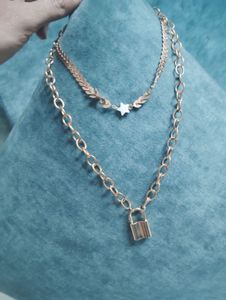 Layered Gold Chain Necklace