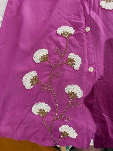 Beautiful purple co ord set (totally new)