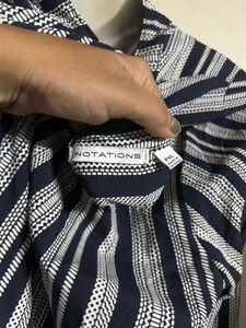 Striped Button-Up Shirt