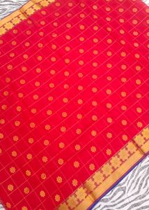 red colour beautiful saree
