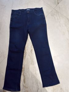 Classic Dark Wash Denim Jeans