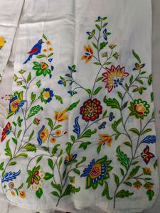 White Kurti And Palazzo Set 😍
