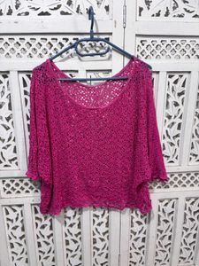 💝Women's Pink Knit Top C