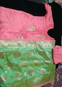 patiala salwar suit with heavy dupatta