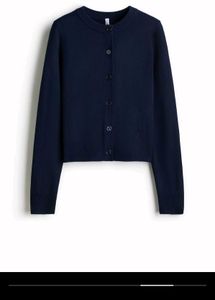 Classic Navy Blue Cardigan