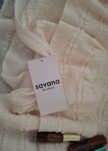 White tiered skirt