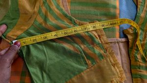 Elegant Checkered Silk Saree