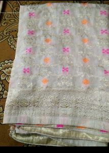 Embroidery Suit With Banarasi Duptta🧡🩷