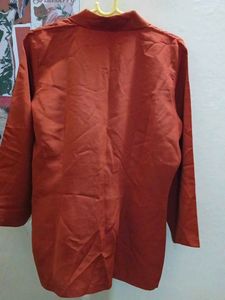 Chic Rust Colored Blazer
