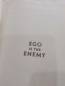 Ego is the Enemy Hard Cover