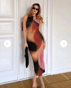 Tie-Dye  Midi Dress (Large)