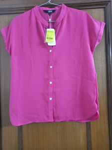 Pink Button Up SHIRT by Alibi