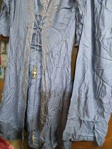 Grey top jacket Embellished Neckline with pant