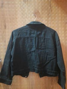 Classic Black Denim Jacket