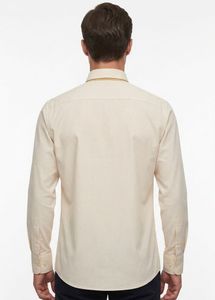 GIVENCHY Men's Cream Button-Up Shirt
