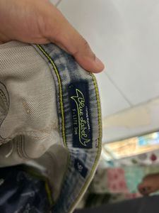Men's Acid Wash Slim Fit Jeans
