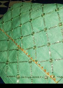 Beautiful Teal Kurta with Embellishments