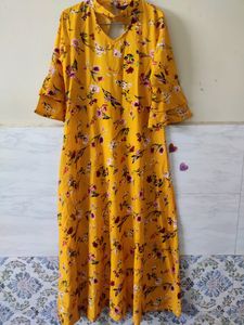 Maxi Dress Floral Printed