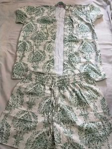 Elegant Printed Beach Set