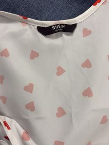 White cami with red hearts