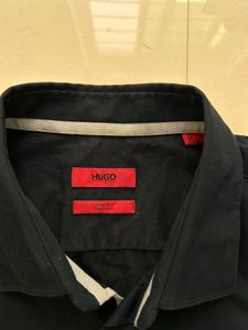 Hugo Boss Navy blue Dress Shirt