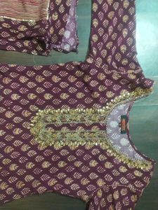 Designer Kurta Set with Pants and dupatta