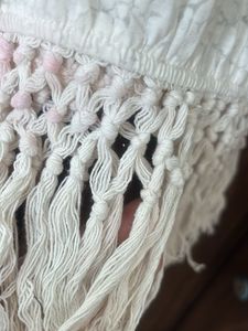 White Embellished Top