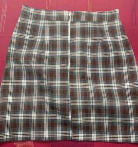 Plaid Mini Skirt
