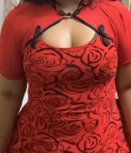 🪭Red Fem Fatale Cheongsam Dress