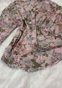 Floral Print Long Sleeve Top