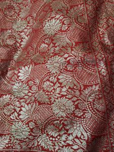 Red Banarasi Silk Saree