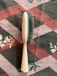 Wooden Paddle + Pink Hair Brush