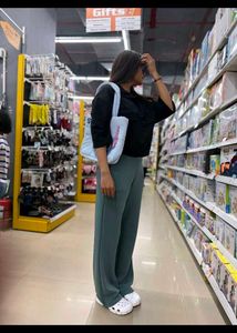 original max Grey Wide-Leg Sweatpants