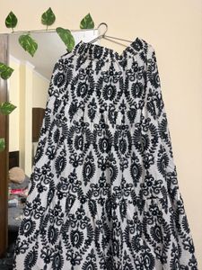 Bohemian Print Tiered Maxi Skirt