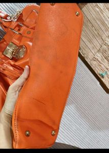 Bright Orange Handbag