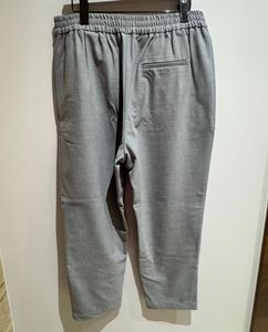 Zara - Gray Cropped Casual Pants