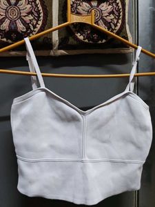 Stylish Ribbed Crop Top