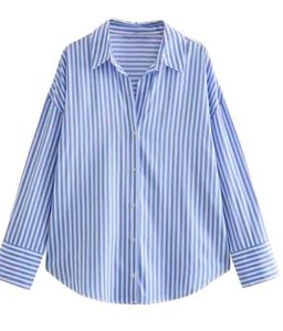 Classic Blue Striped Button-Down Shirt