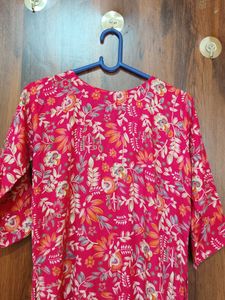Vibrant Floral Print Kurta