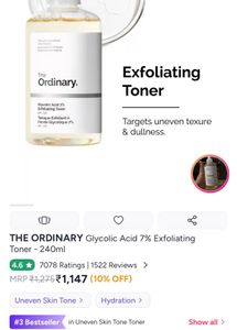 The Ordinary Glycolic Acid 7% Toner