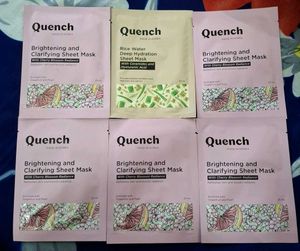 Quench Sheet Masks - Brightening & Hydrating